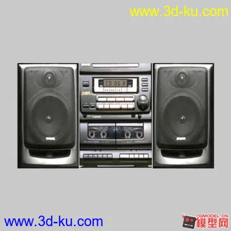 3D打印模型家庭用舊式床頭音響的图片