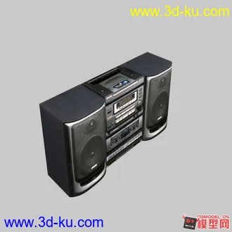 3D打印模型家庭用舊式床頭音響的图片