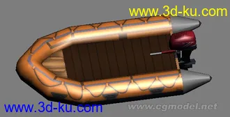 3D打印模型皮筏挺（船）的图片