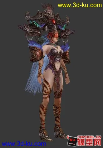 3D打印模型女娲娘娘~~忘记从哪儿弄的了，分享一下赚点儿积分的图片