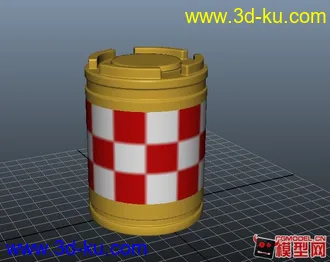 3D打印模型防撞桶一个的图片