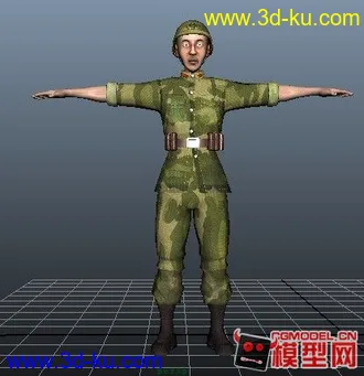 人物模型（士兵）的图片