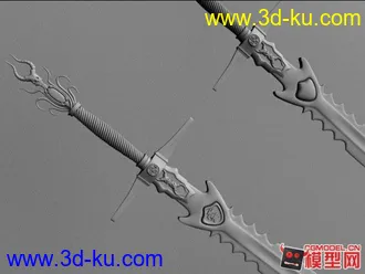 3D打印模型剑，芸剑，原创的图片