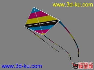 3D打印模型动力学制作-风筝飘动的图片