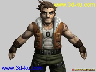 3D打印模型卡通美国大兵的图片