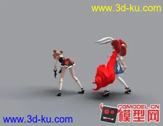 3D打印模型混沌大陆兔子妹的图片