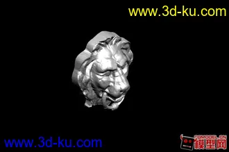 3D打印模型狮子门环的图片