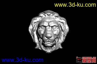 3D打印模型狮子门环的图片
