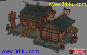 3D打印模型乡村小酒馆的图片