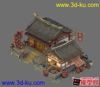3D打印模型乡村小酒馆的图片