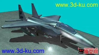 3D打印模型银灰色f15战斗机的图片