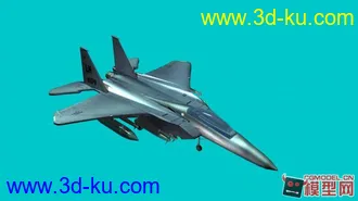 3D打印模型银灰色f15战斗机的图片