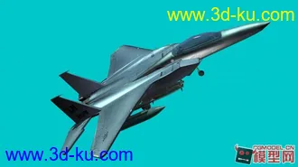 3D打印模型银灰色f15战斗机的图片