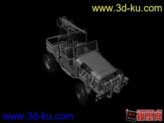 3D打印模型战地越野车的图片