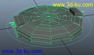 3D打印模型绑定好的飞碟！的图片