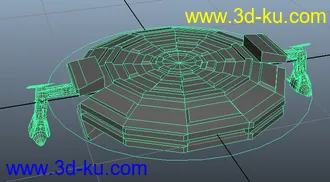 3D打印模型绑定好的飞碟！的图片