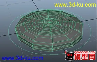 3D打印模型绑定好的飞碟！的图片