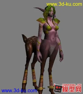 3D打印模型人兽怪物角色的图片