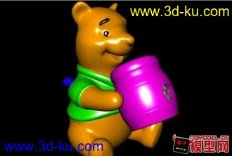 3D打印模型可爱维尼的图片