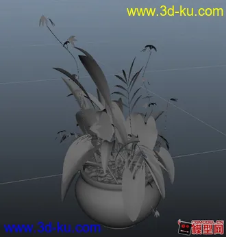 3D打印模型摆设盆景的图片