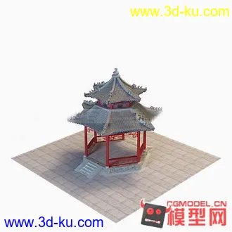 3D打印模型精品亭子  不是精品不发的图片