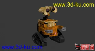 3D打印模型瓦力（加材质及贴图）的图片