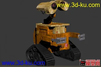 3D打印模型瓦力（加材质及贴图）的图片