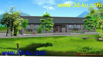 古餐厅带模型下载别忘批下呀，多丢砖头的图片