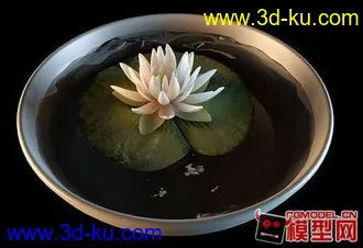 3D打印模型高质量盆栽（带材质）花 树精品28的图片