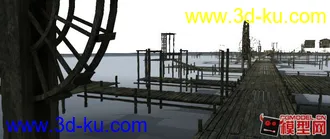 古代码头模型的图片