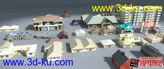 3D打印模型简模房子的图片