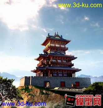 3D打印模型收集的一些古建（合集）的图片