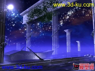 3D打印模型渲染的一个场景，个人觉得不满意的图片