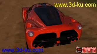 3D打印模型法拉利La Ferrari(新手画，不像)的图片