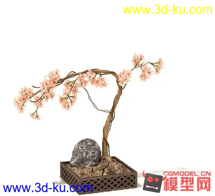 高质量免费盆栽盆景（带材质）精品68模型的图片6