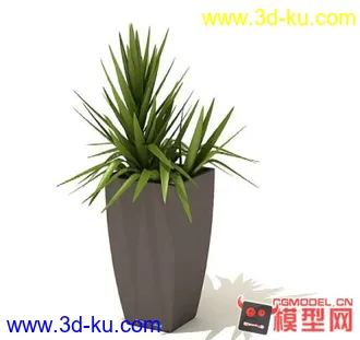 3D打印模型高质量免费盆栽盆景（带材质）精品68的图片