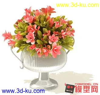 3D打印模型高质量免费盆栽盆景（带材质）精品68的图片