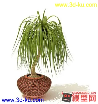 3D打印模型高质量免费盆栽盆景（带材质）精品68的图片