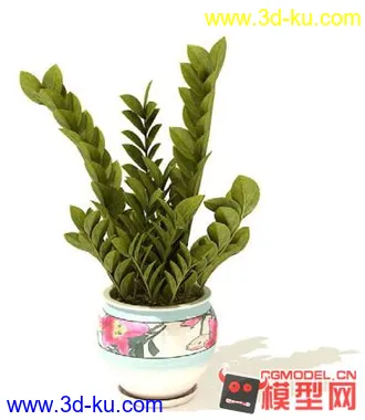 3D打印模型高质量免费盆栽盆景（带材质）精品68的图片