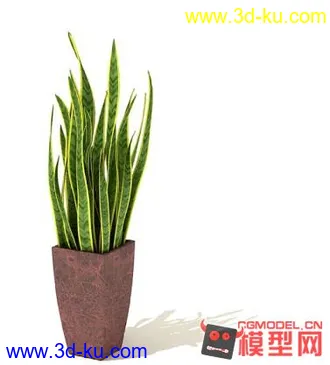 3D打印模型高质量免费盆栽盆景（带材质）精品68的图片