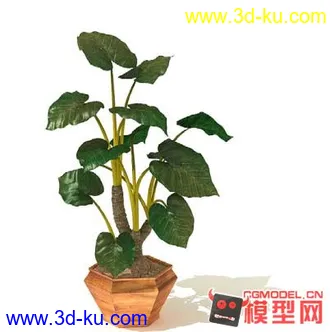 3D打印模型高质量免费盆栽盆景（带材质）精品68的图片