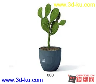 3D打印模型高质量免费盆栽盆景（带材质）精品68的图片