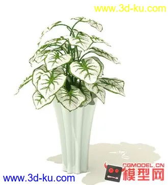3D打印模型高质量免费盆栽盆景（带材质）精品68的图片