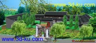3D打印模型四合院，用得上的就拿去的图片
