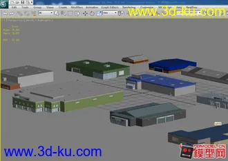 3D打印模型办公楼 建筑 简模的图片