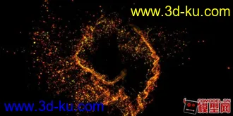 3D打印模型龙凤粒子汇聚的图片