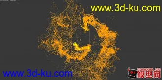 3D打印模型龙凤粒子汇聚的图片