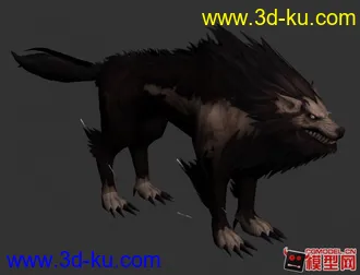 3D打印模型JL_怪物_带骨骼_带动作_欢迎下载学习的图片