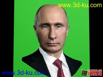 3D打印模型俄罗斯总统普京的图片