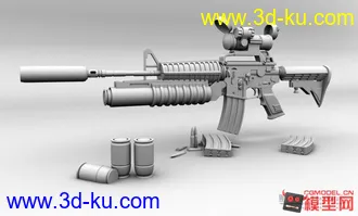 3D打印模型还是那把M4A1.....没图你们也不下载..唉的图片